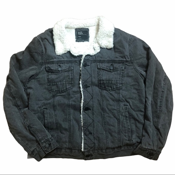 Sunrise Kingdom Zig Zag Sherpa Denim 